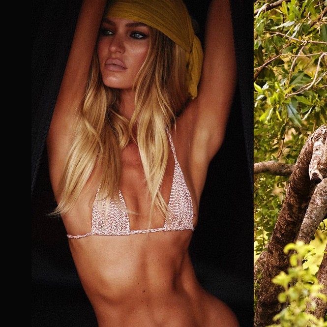 Candice Swanepoel thả dáng rực lửa với bikini hoang dã - ảnh 4