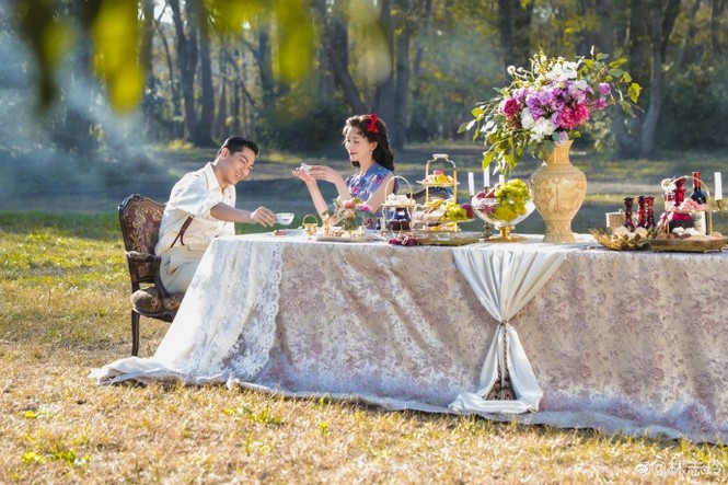 Siêu mẫu xứ Đài Lâm Chí Linh say đắm bên chồng trẻ sau kết hôn - ảnh 5