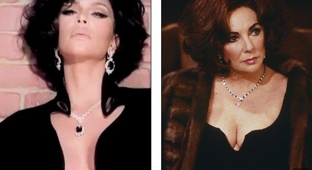 Kim Kardashian ngực đầy hở bạo hóa thân thành Elizabeth Taylor - ảnh 6