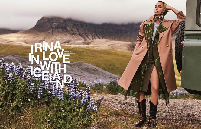 Irina Shayk đẹp như mỹ nữ trong tranh ở hòn đảo Iceland - ảnh 8