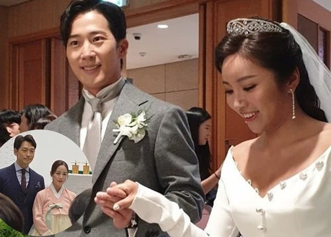 Vợ chồng Bi Rain - Kim Tae Hee sánh đôi tại đám cưới em trai - ảnh 1