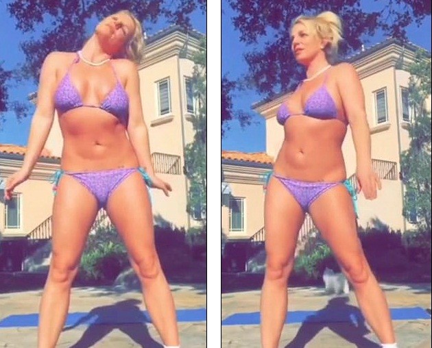 'Công chúa nhạc pop' U40 Britney Spears tung ảnh bikini nhỏ xíu - ảnh 4