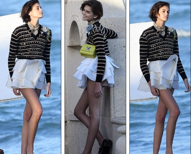 Con gái 18 tuổi của Cindy Crawford thả dáng tuyệt đẹp với bikini - ảnh 4