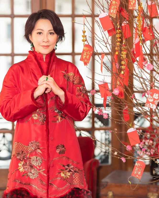 Lưu Gia Linh, Dương Mịch, Angelababy rạng ngời đón xuân - ảnh 8