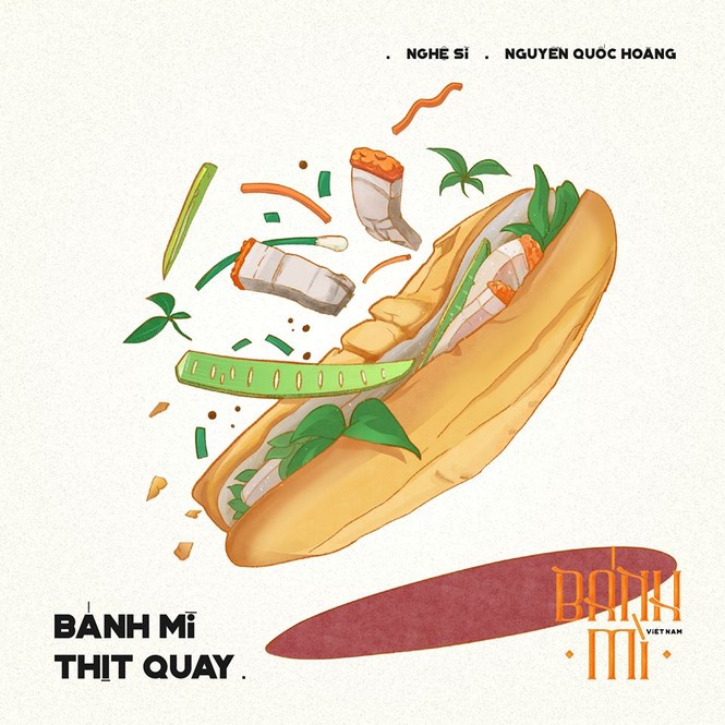 Bộ tranh vẽ bánh mì Việt Nam khiến dân mạng 'phát thèm' - ảnh 5