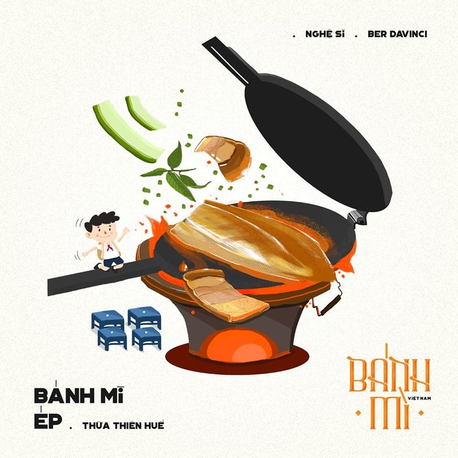 Bộ tranh vẽ bánh mì Việt Nam khiến dân mạng 'phát thèm' - ảnh 11
