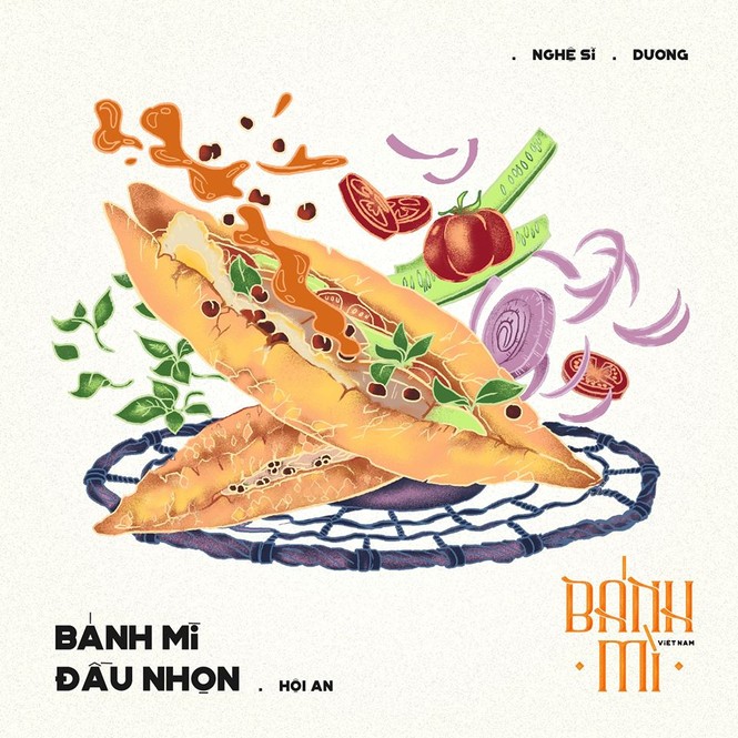 Bộ tranh vẽ bánh mì Việt Nam khiến dân mạng 'phát thèm' - ảnh 13