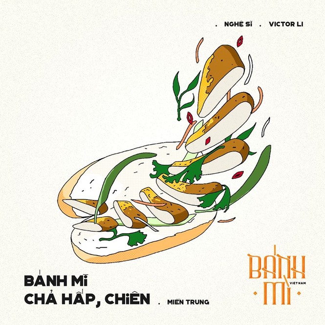 Bộ tranh vẽ bánh mì Việt Nam khiến dân mạng 'phát thèm' - ảnh 14