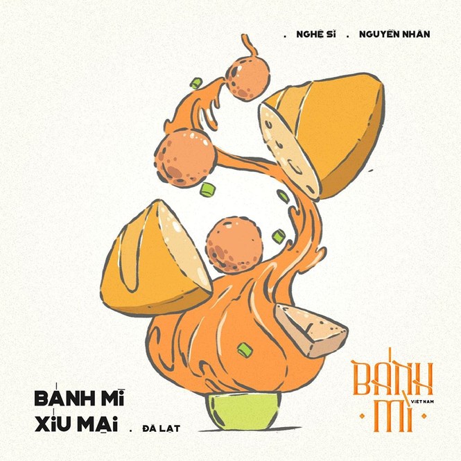 Bộ tranh vẽ bánh mì Việt Nam khiến dân mạng 'phát thèm' - ảnh 16