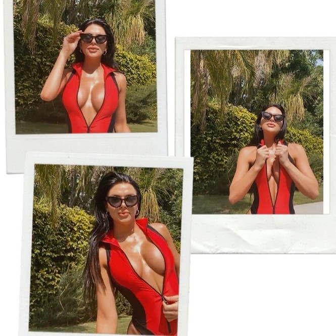 Kelsie Jean Smeby tung ảnh nóng bỏng, tưới cây cam khi tự cách ly tại nhà - ảnh 3