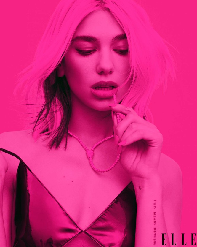 Ca sĩ Anh quốc Dua Lipa hở bạo nóng bỏng trên Elle - ảnh 7