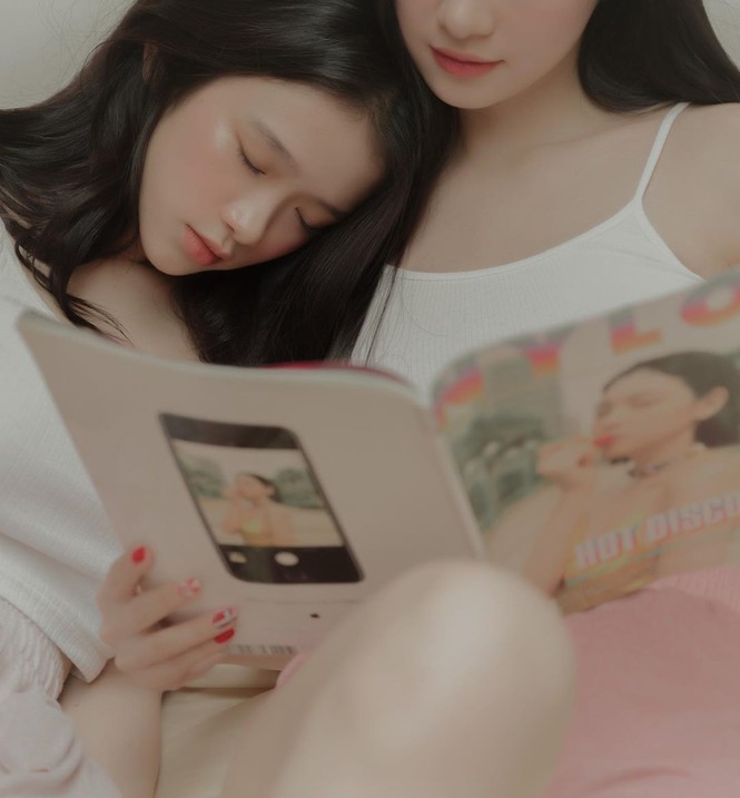 Linh Ka, Jun Vũ đẹp trong trẻo trong loạt ảnh 'chị chị em em' nền nã - ảnh 7