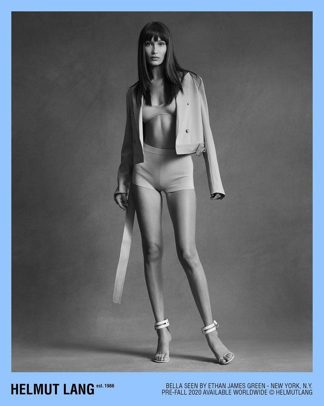 Bella Hadid thả dáng tuyệt đẹp với vòng eo 'con kiến' - ảnh 2