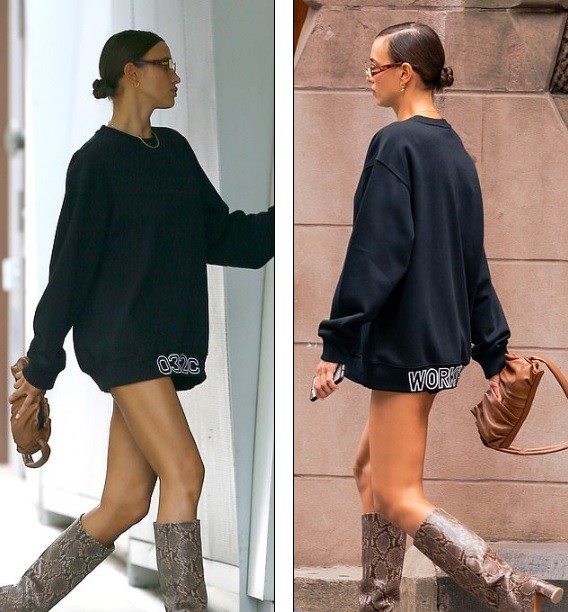 Irina Shayk diện mốt 'giấu quần' tôn chân thon dài - ảnh 4