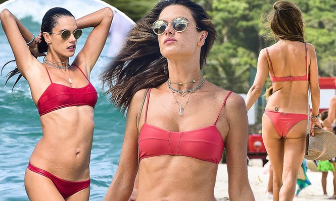 Alessandra Ambrosio thả dáng tuyệt mỹ trên biển, tình tứ bên bạn trai - ảnh 18