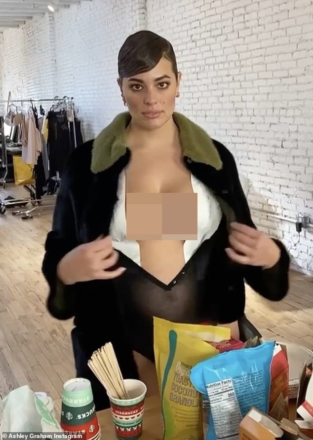 Người mẫu béo Ashley Graham tiết lộ bí quyết bảo hộ 'vòng 1' bằng... băng dính - ảnh 9