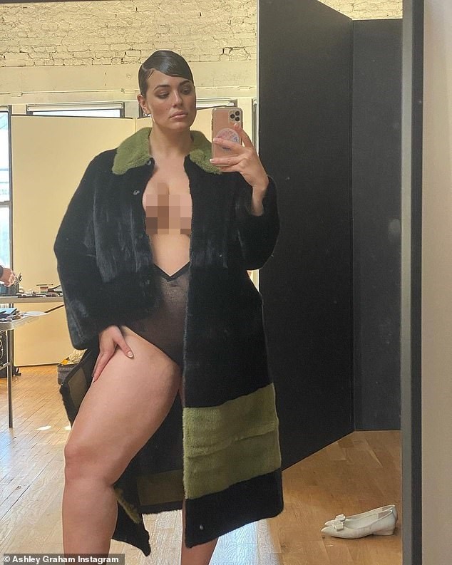 Người mẫu béo Ashley Graham tiết lộ bí quyết bảo hộ 'vòng 1' bằng... băng dính - ảnh 10