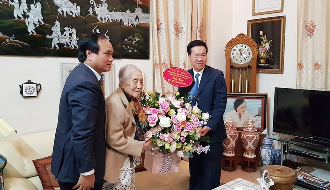 Ban Tuyên giáo Trung ương, Võ Văn Thưởng, Nguyễn Thị Bình, nguyên Phó chủ tịch nước, ộ trưởng Giáo dục Phạm Minh Hạc - ảnh 2