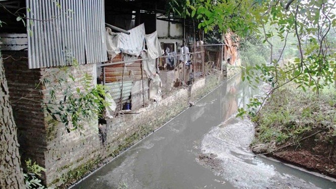 ô nhiễm, làng nghề, hoài đức, cát quế, dương liễu, nước thải, T2, kênh mương, cụm công nghiệp làng nghề dương liễu - ảnh 1