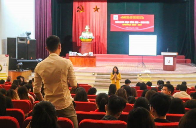 CEO Nguyễn Mến truyền cảm hứng khởi nghiệp kinh doanh đến 700 sinh viên ĐH Văn hóa Hà Nội - ảnh 2