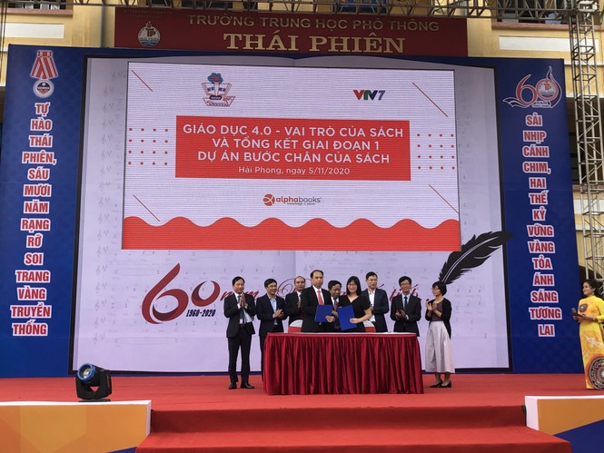 Sở GDĐT Hải Phòng tổng kết giai đoạn 1 “Dự án bước chân của Sách” - ảnh 3