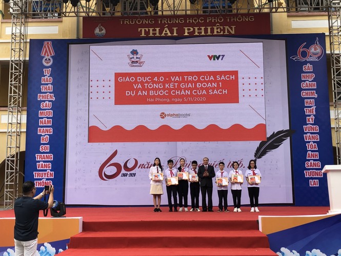Sở GDĐT Hải Phòng tổng kết giai đoạn 1 “Dự án bước chân của Sách” - ảnh 2