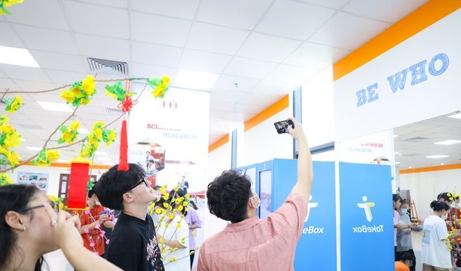 “Trang trí cây mai, cây đào ngày Tết” - ảnh 9