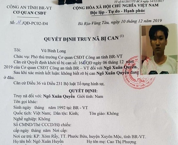 Truy nã con trai Phó trưởng công an huyện vì tổ chức đánh bạc trong rừng - ảnh 2