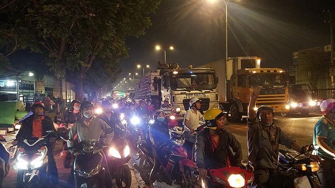 Xe tải lật ngang, gần 3 tấn cá rô bò lổn nhổn trên quốc lộ - ảnh 3