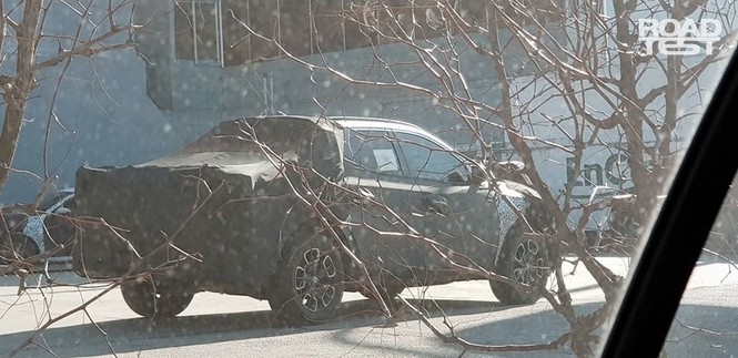 Bán tải Hyundai Santa Cruz lộ ảnh chạy thử - ảnh 4