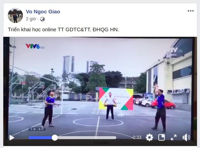 Nam sinh gây 'sốt mạng' với tuyển tập bài học thể dục online mùa dịch - ảnh 1
