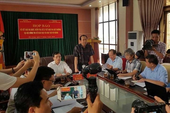 Gian lận thi cử 2018: Hà Giang công bố 151 cán bộ, đảng viên liên quan - ảnh 1