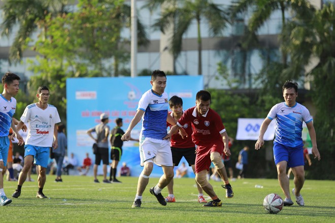 Báo Tiền Phong khởi đầu thắng lợi mùa giải Press Cup 2018 - ảnh 7