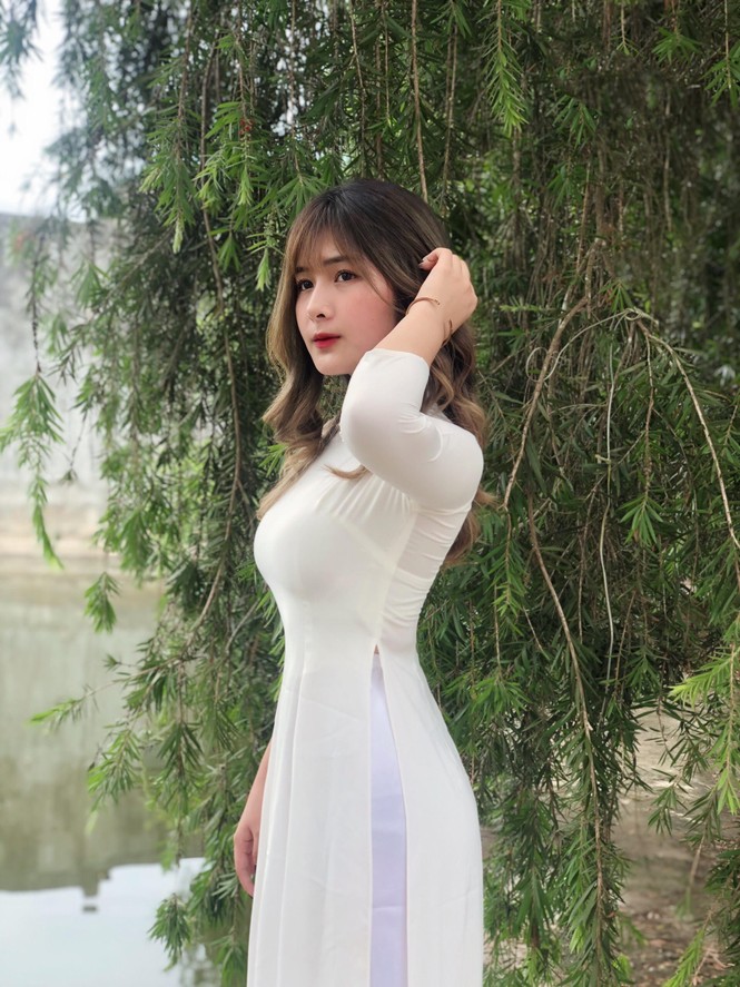 Nữ sinh 2K1 gây sốt với vẻ đẹp tinh khôi đốn tim cộng đồng mạng - ảnh 5