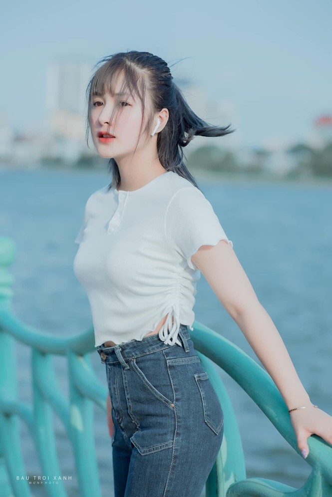 Nữ sinh 2K1 gây sốt với vẻ đẹp tinh khôi đốn tim cộng đồng mạng - ảnh 7
