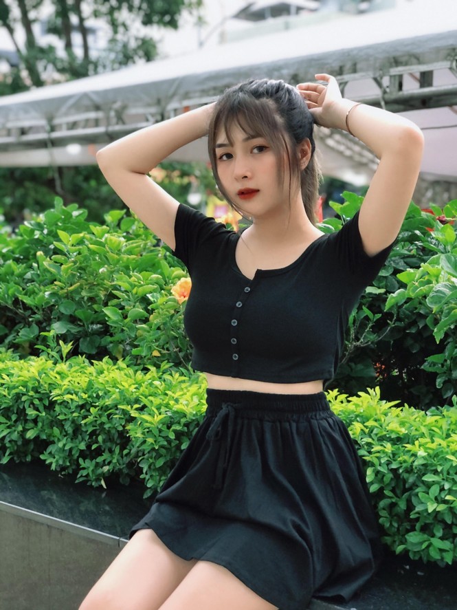 Nữ sinh 2K1 gây sốt với vẻ đẹp tinh khôi đốn tim cộng đồng mạng - ảnh 8