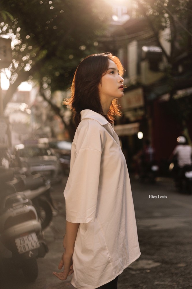 Xao xuyến với nét đẹp dung dị của nữ sinh trường Dệt may - ảnh 9