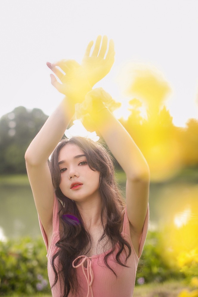 Nữ sinh 10X Bình Dương sở hữu nhan sắc ngọt ngào tựa “búp bê lai” - ảnh 6