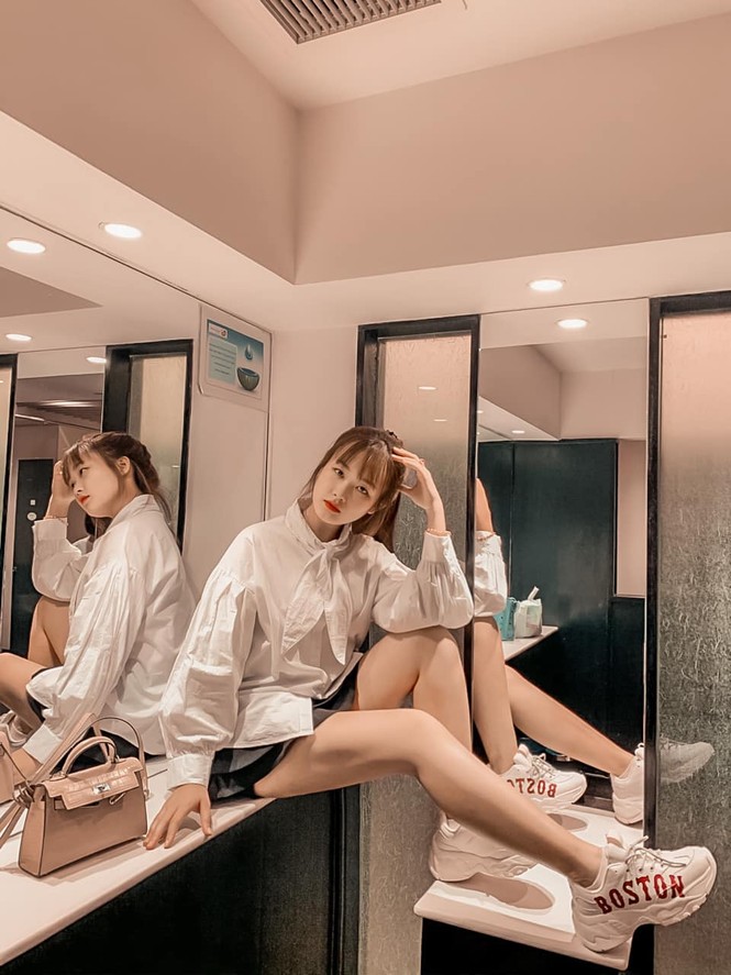 Vẻ đẹp chuẩn Hàn Quốc của nữ sinh trường ĐH Kinh doanh và Công nghệ Hà Nội - ảnh 5