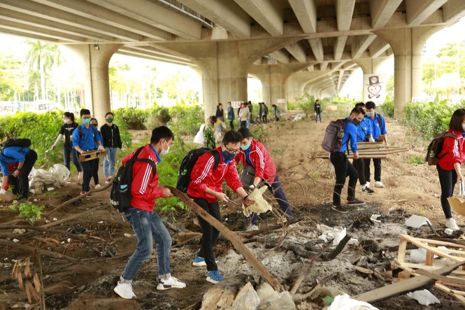 Chiến dịch “World Cleanup Day 2020” tại Hà Nội - ảnh 4