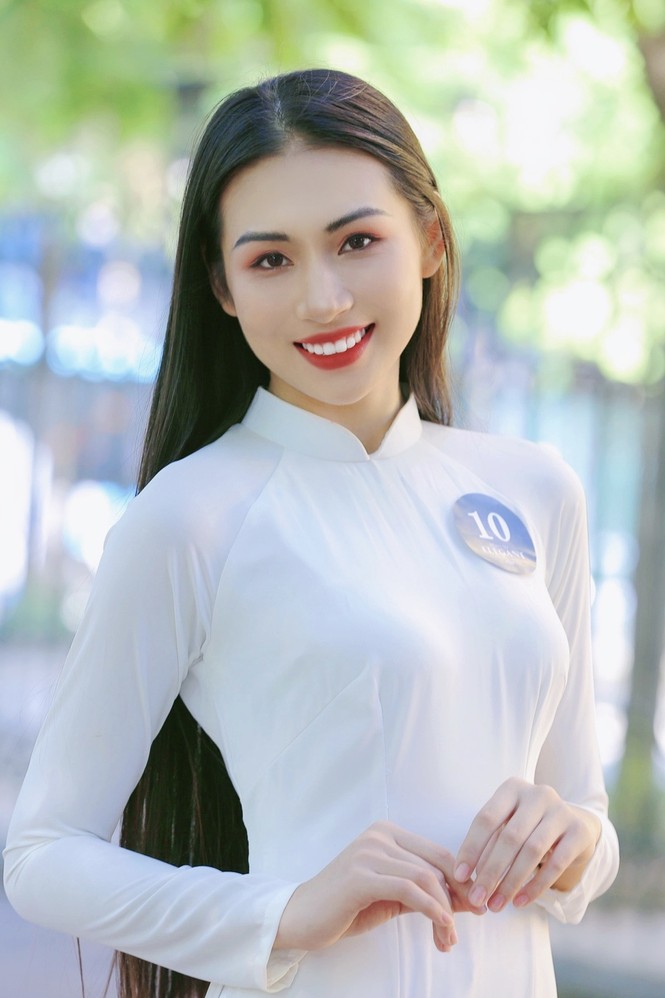 Hoa khôi Học viện Phụ nữ Việt Nam tinh khôi trong bộ ảnh áo dài - ảnh 7