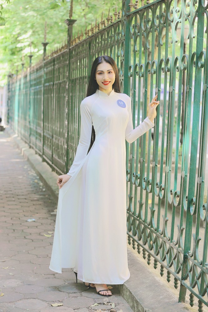Hoa khôi Học viện Phụ nữ Việt Nam tinh khôi trong bộ ảnh áo dài - ảnh 2
