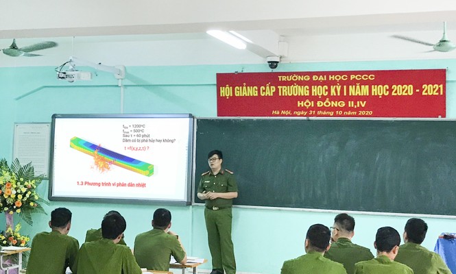 Giảng viên trường Đại học Phòng cháy Chữa cháy - ảnh 2