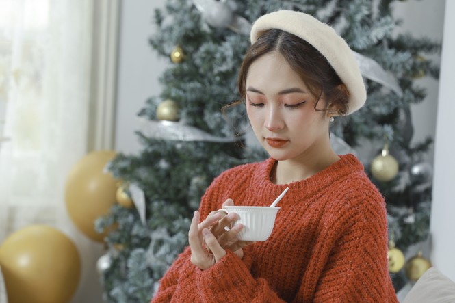 Ngắm nhìn bộ ảnh Giáng sinh ấm áp của nữ sinh Sơn La - ảnh 7