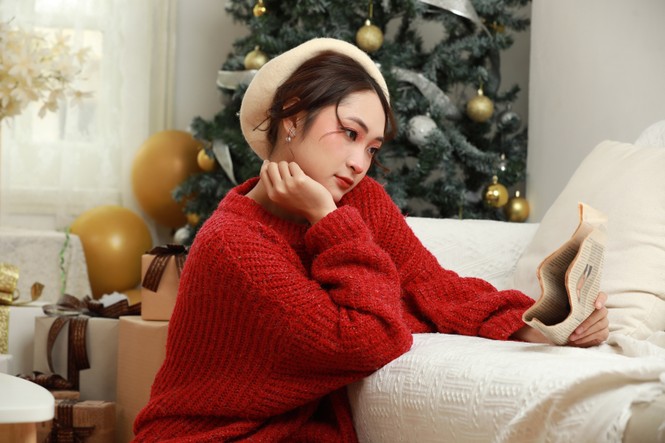 Ngắm nhìn bộ ảnh Giáng sinh ấm áp của nữ sinh Sơn La - ảnh 8