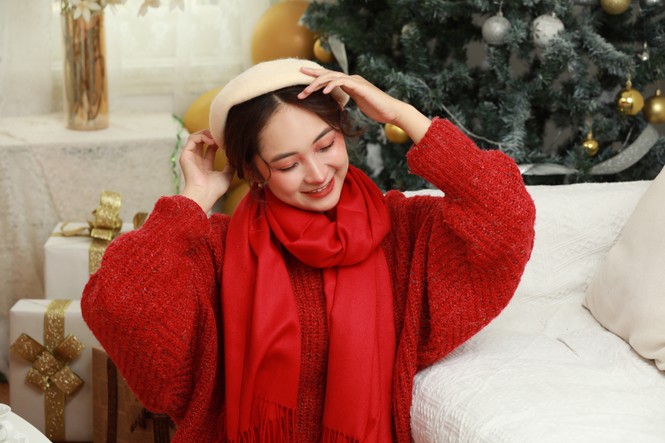 Ngắm nhìn bộ ảnh Giáng sinh ấm áp của nữ sinh Sơn La - ảnh 11