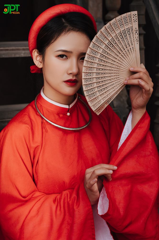 Ngất ngây trước vẻ đẹp đậm chất cổ xưa của Mai Yến trong bộ Cổ phục Việt Nam - ảnh 1