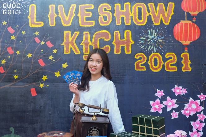 Sinh viên trường Báo háo hức chào Xuân cùng photobooth “Lời chưa nói” - ảnh 2