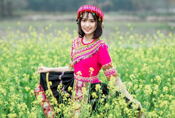 Hot girl Nam Định ‘hóa’ thiếu nữ H’Mông rạng rỡ đón Xuân - ảnh 5