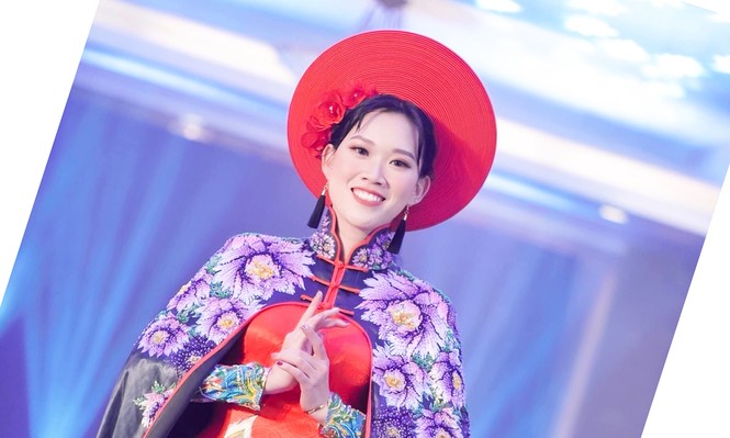 Vẻ đẹp của nữ sinh trường ĐH Nội vụ đạt giải Người đẹp trí tuệ - Miss Elegant Beauty 2020 - ảnh 3
